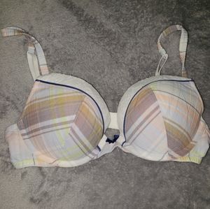 Plaid Victoria's Secret 34C plunge bra